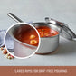 Essteele Per Vita Copper Base Stainless Steel Induction Covered Saucepan 18cm/2.8L