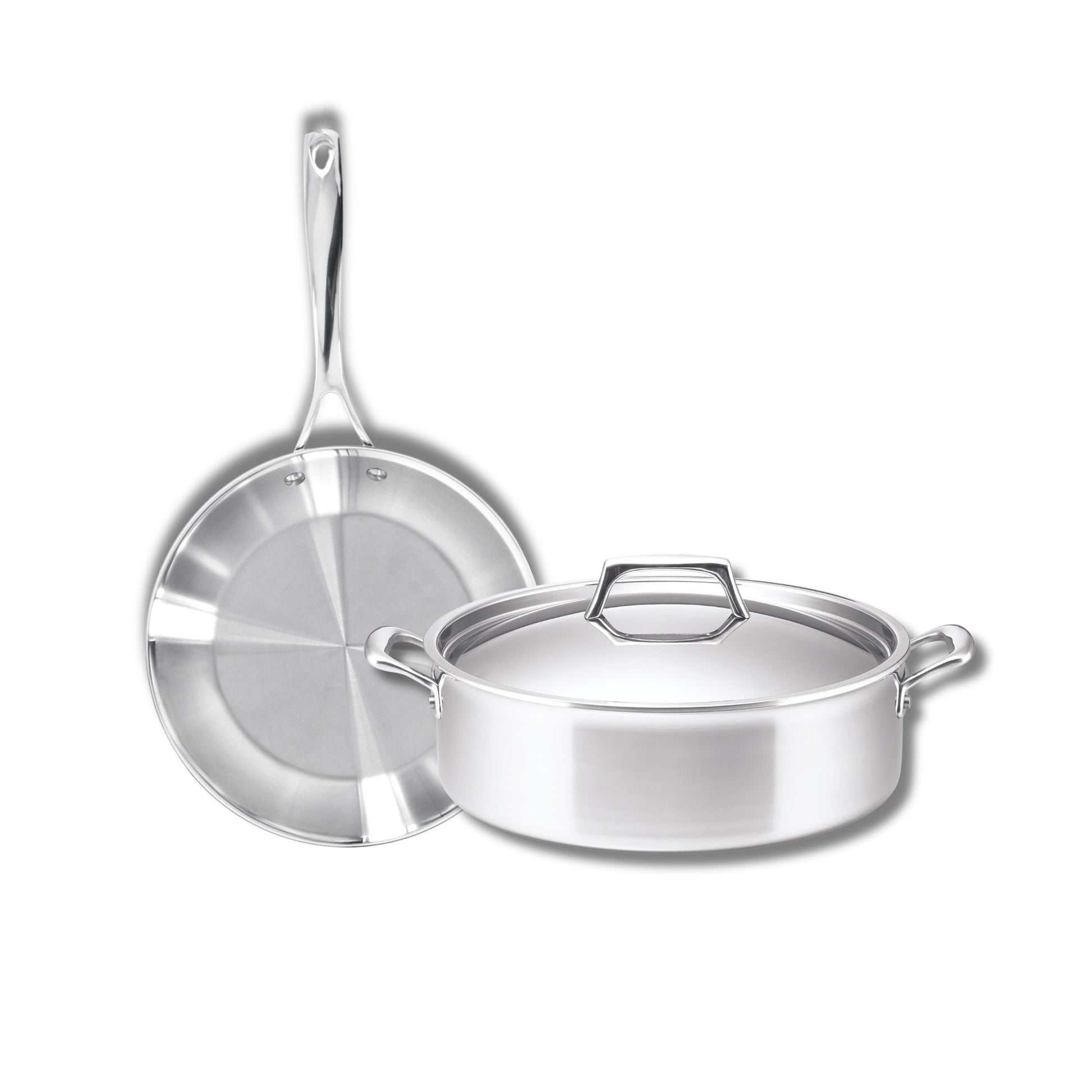 Essteele Per Sempre Risotto Pan, 2.3 Liter Capacity, 26 cm Size Silver:  Saucepans