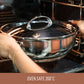 Essteele Per Vita Copper Base Stainless Steel Induction Covered Sautéuse 28cm/5.2L