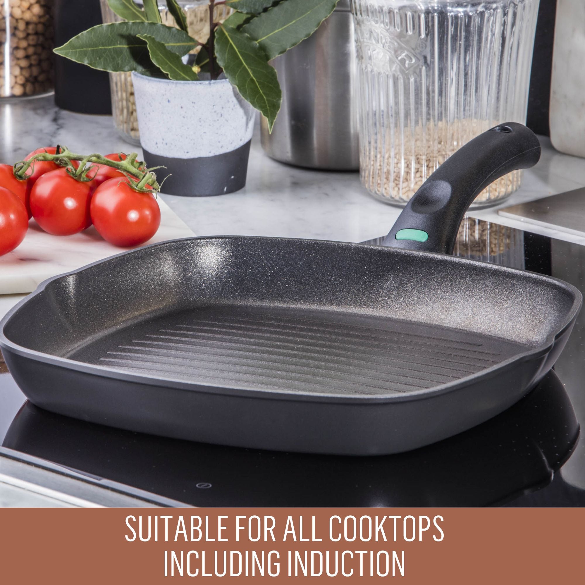 Grill pans for induction cooktops best sale