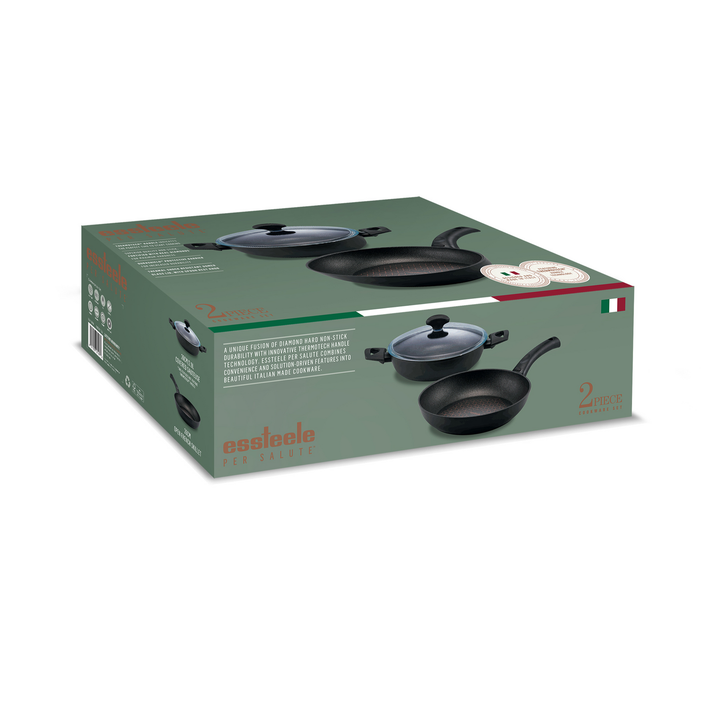 Essteele Per Salute Nonstick Induction 2 Piece Set